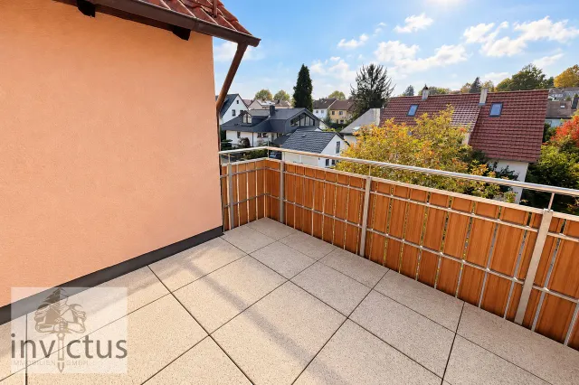 Sonniger Balkon