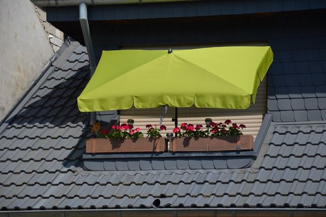 Loggia zur Dachgeschosswohnung