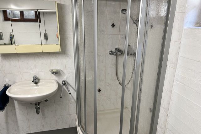 Hauswirtschaftsraum mit Dusche