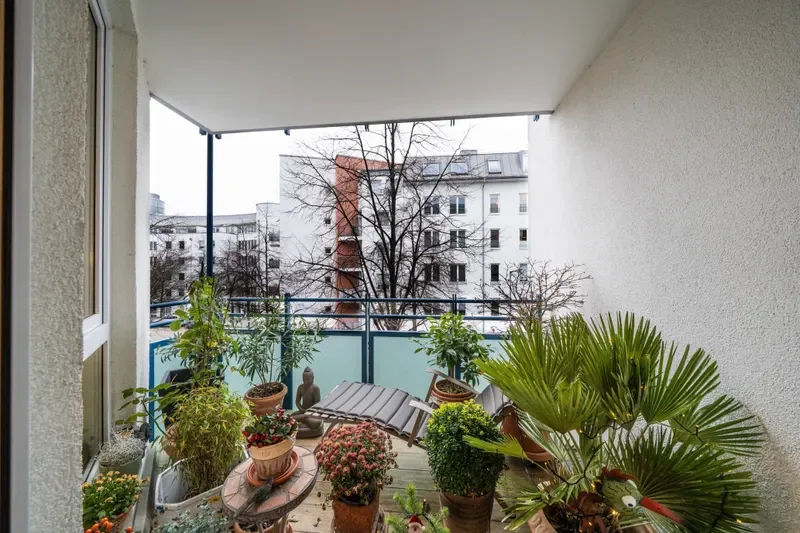 Balkon mit Ost-Ausrichtung