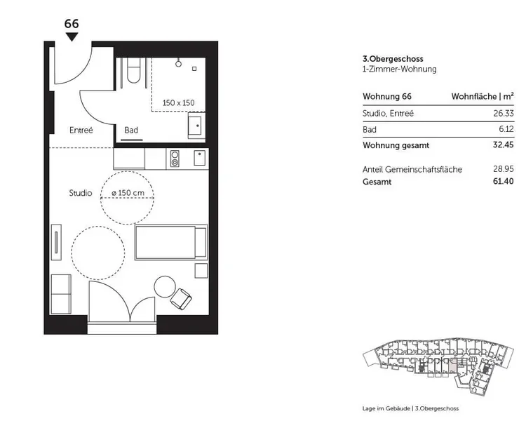 Wohnung 66 Grundriss