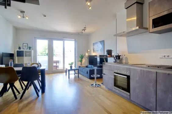 Maisonettewohnung mit Balkon und PKW-Stellplatz, Pempelfort “Le Flair” – eine ausgefallen schöne Immobilie