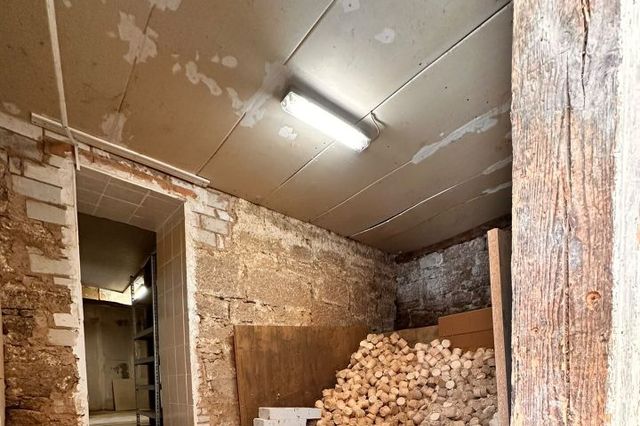 Lagerraum zwischen Garage und Hauszugang