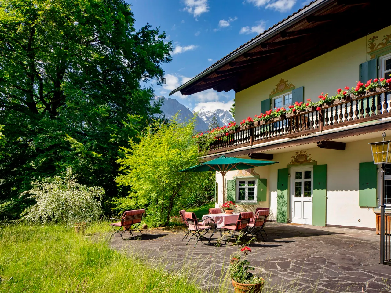 Ansicht Terrasse Haupthaus