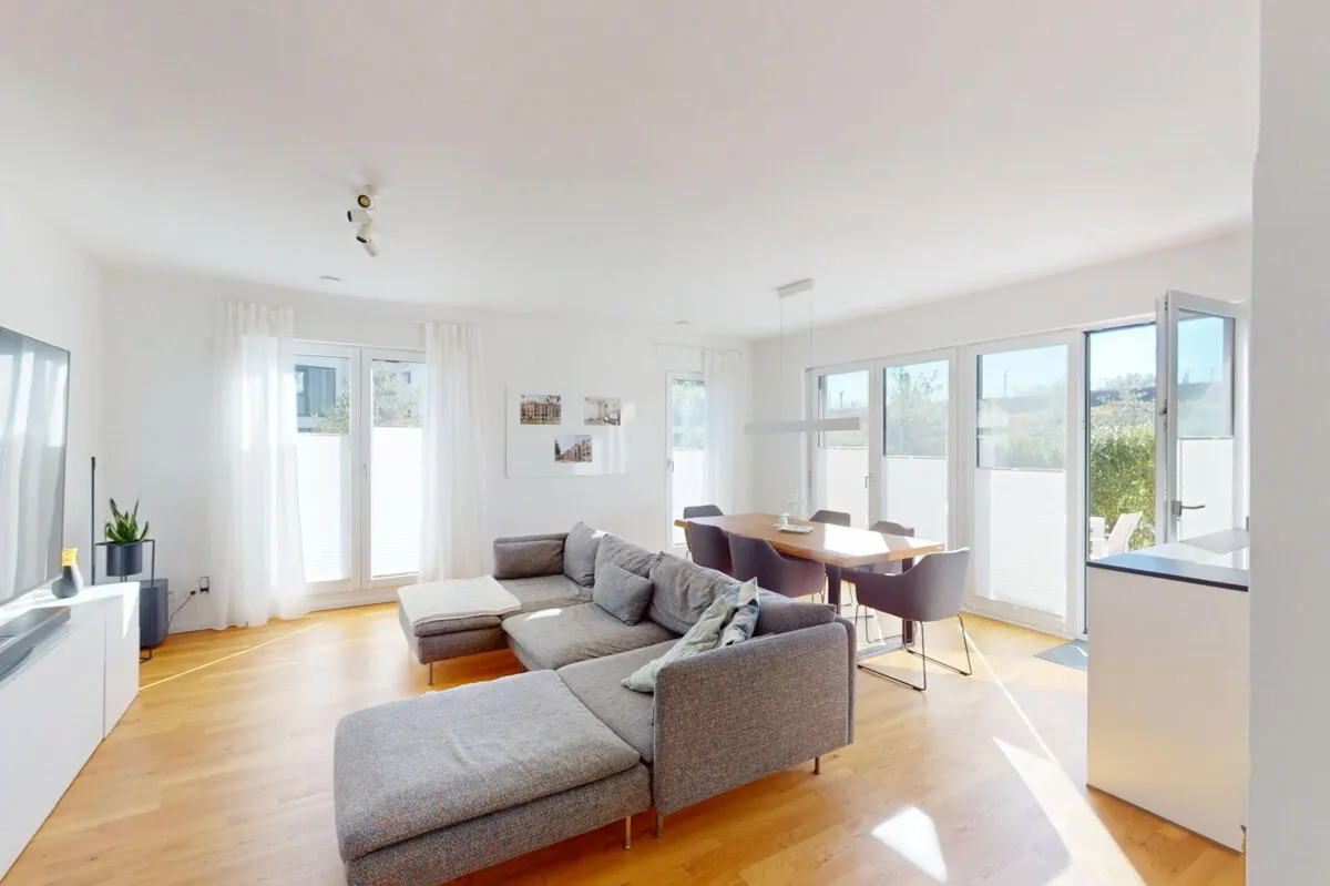 Stilvoll wohnen mit Raum zum Leben – moderne 3-Zimmer-Wohnung mit Terrasse & Garten im Das Dörnberg!
