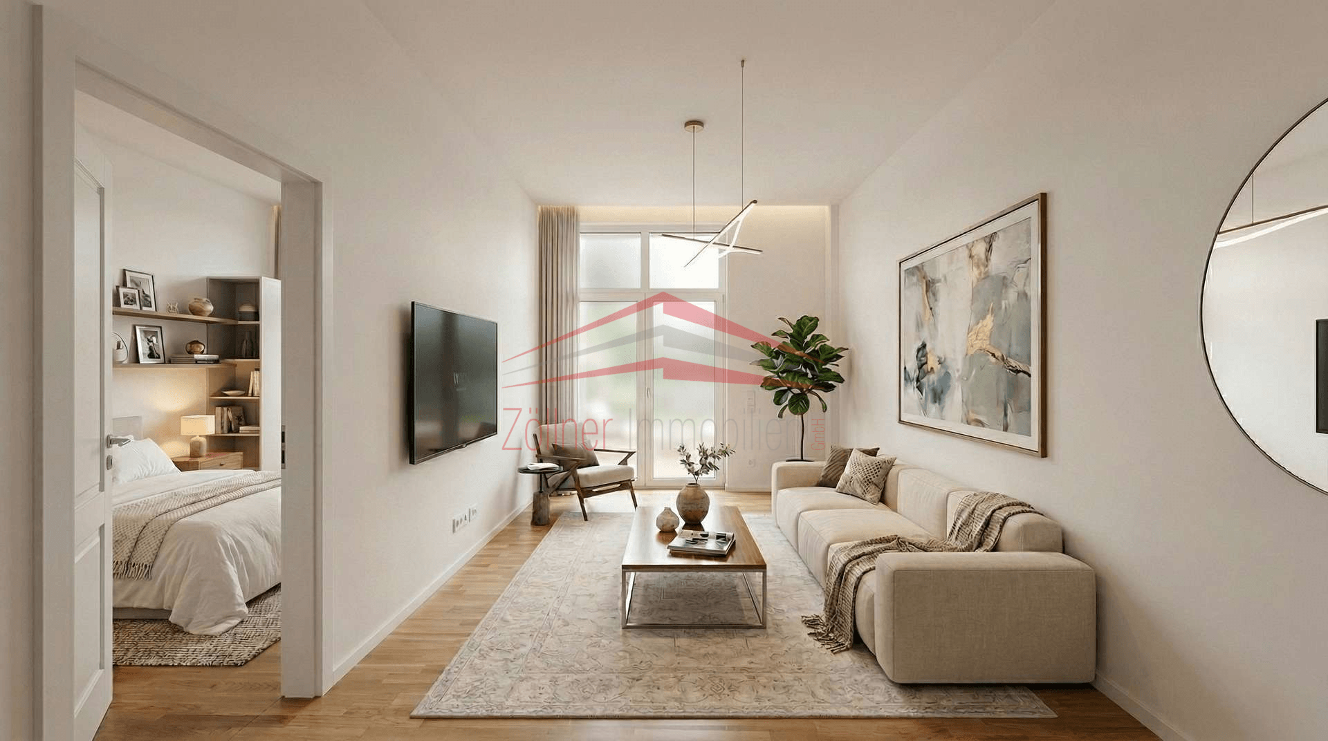 Bezugsfreie 2,5-Zimmer-Terrassenwohnung in Aalen: Loft-Flair, Einbauküche & Carport