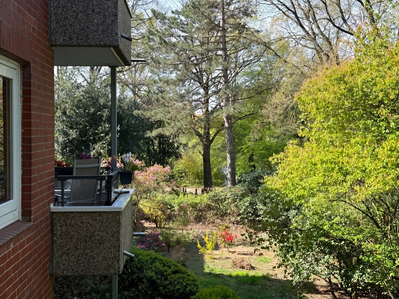 Aussicht vom Balkon