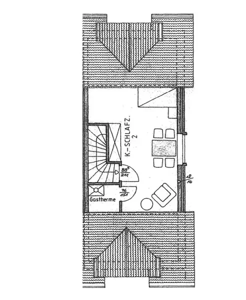 Grundriss Dachgeschoss