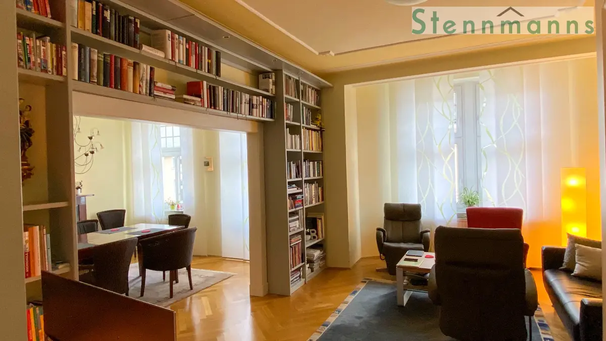 modernisierte Altbauwohnung mit historischem Flair