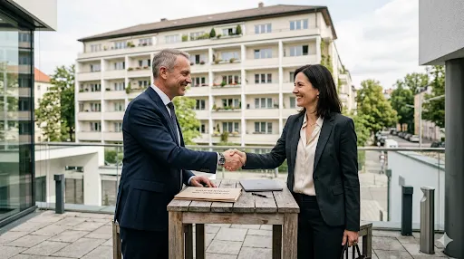 Erfolgreich vermittelt: Mehrfamilienhaus in München mit 25 Wohnungen und zwei Gewerbeeinheiten