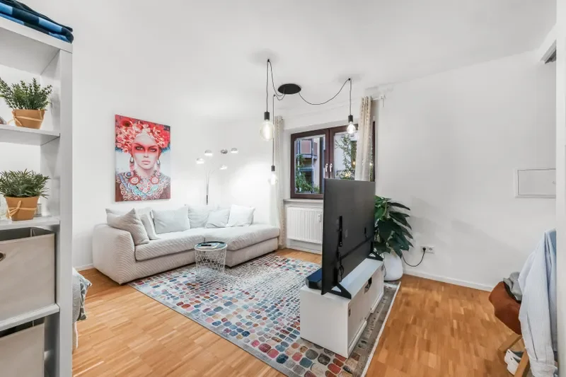 Wohn- und Schlafzimmer