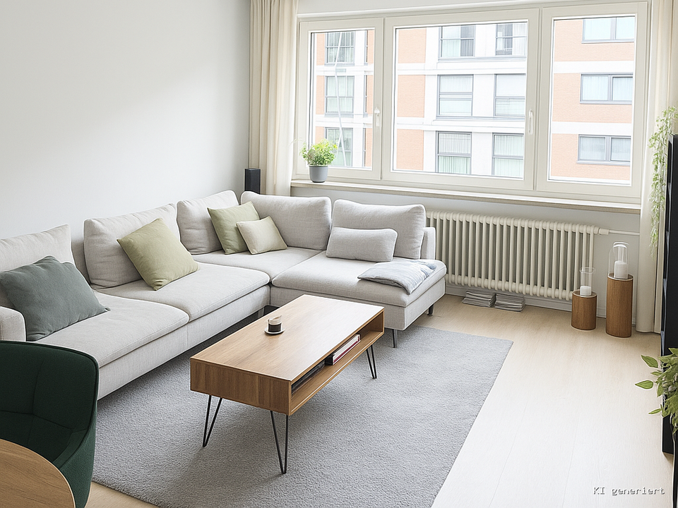 Düsseldorf-Unterbilk: 4-Zimmer-Balkonwohnung mit Blick in begrünte Hinterhöfe!!