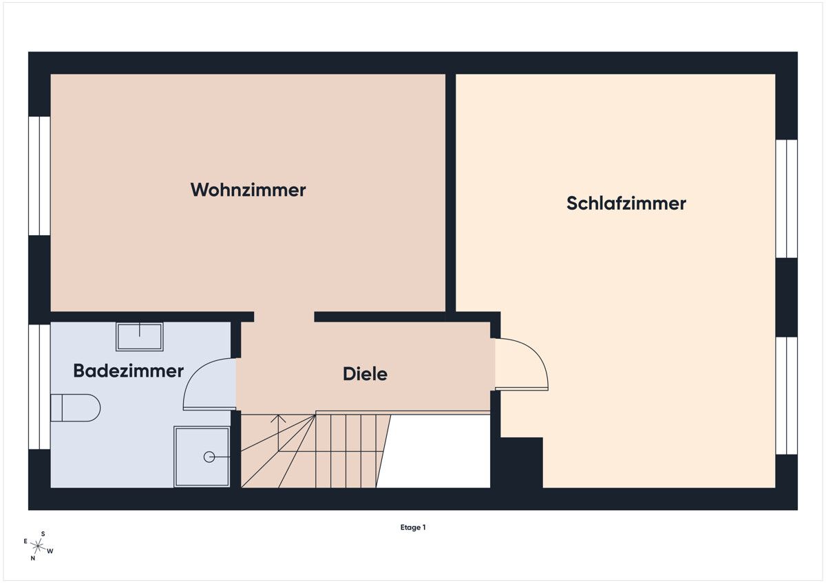 Grundriss Obergeschoss