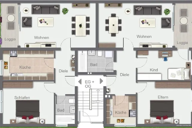 Grundriss EG + OG