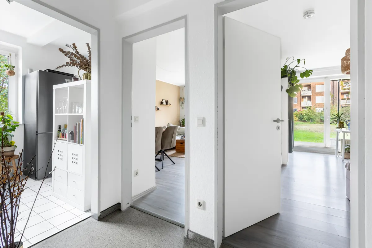 Willkommen! Der Wohnungseingangsbereich