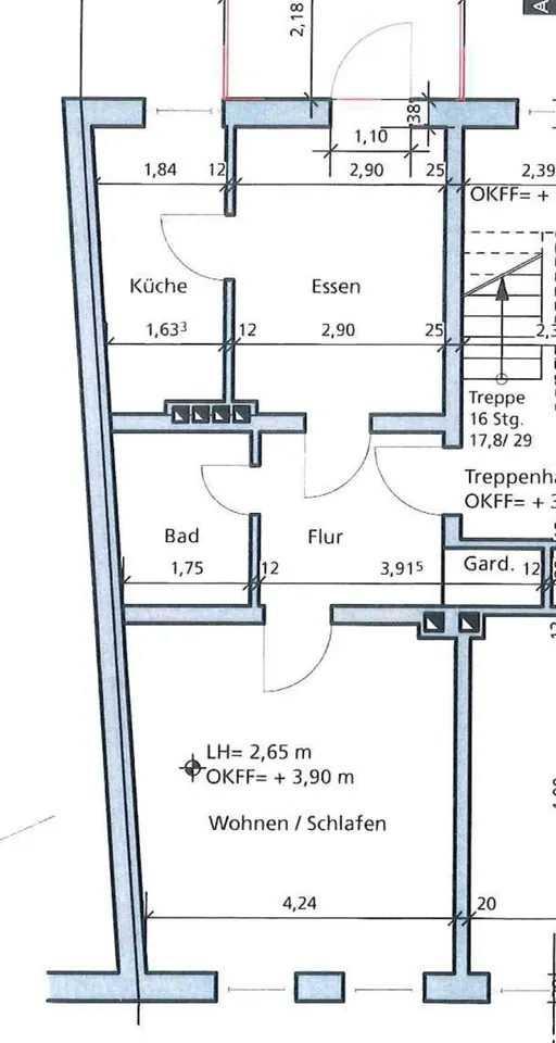 Grundriss 1. OG links