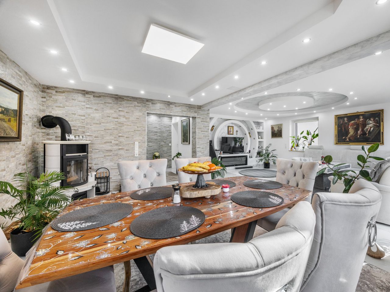 Essbereich im Erdgeschoss