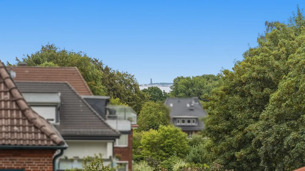 Blick nach Laboe