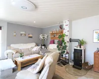 Wohnbereich mit Kamin