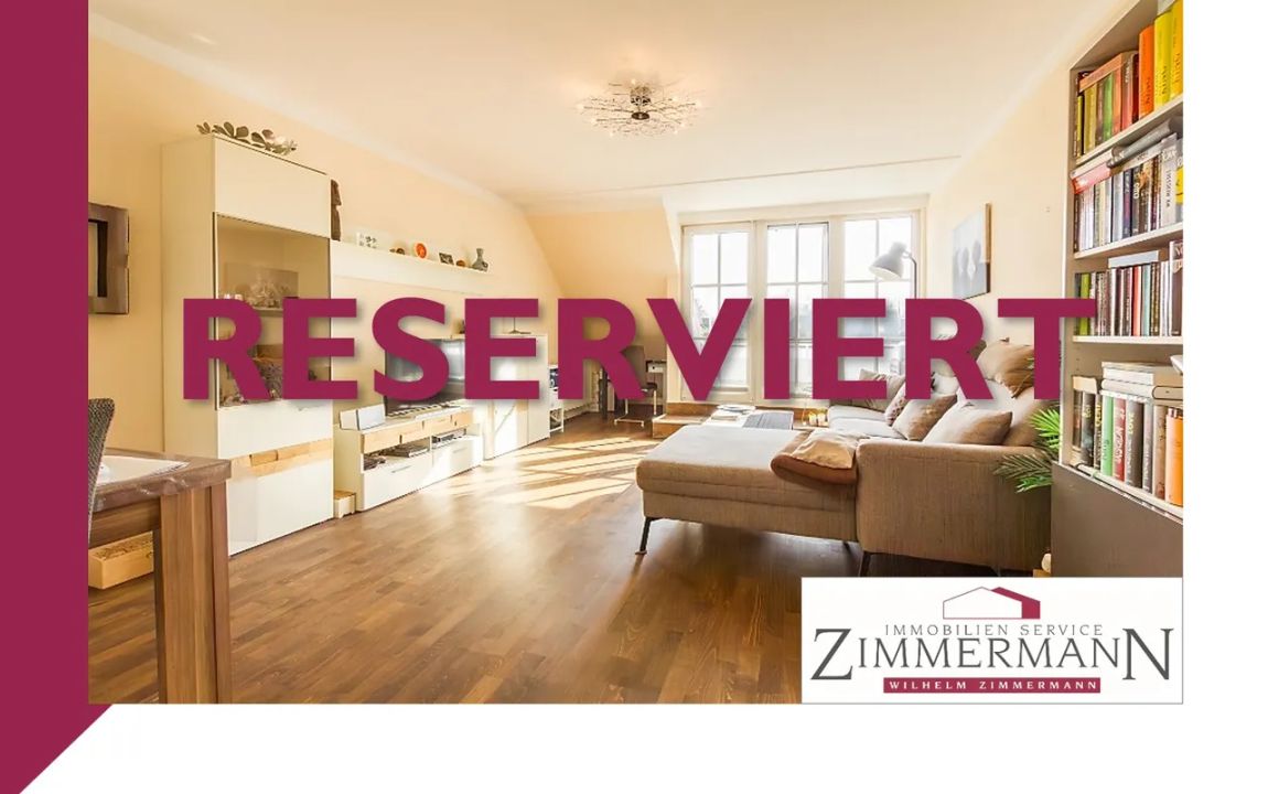 Attraktive 2-Zimmer-Maisonette-Wohnung mit Süd-Loggia und Blick ins Grüne