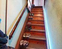 Treppe ins Obergeschoss