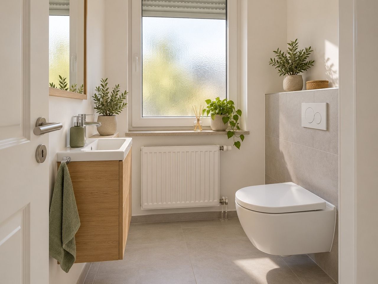 Gäste-WC (KI-Visualisierung)