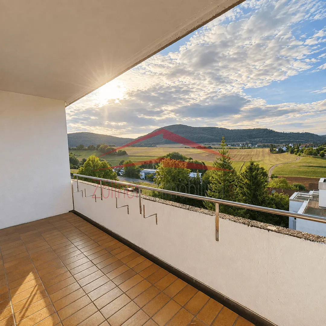 *ERSTBEZUG NACH SANIERUNG* Tolle 3-Zimmer Wohnung mit 2 Balkonen und Ausblick