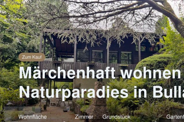 Nicht mehr verfügbar: Märchenhaft wohnen – Ihr Naturparadies in Bullau