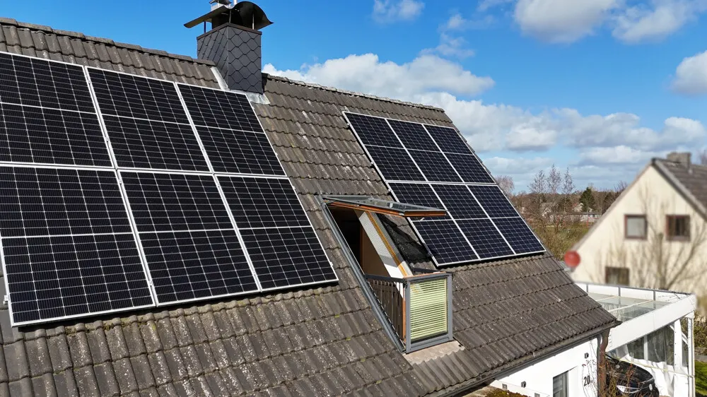 Mit praktischem Dachbalkon der Marke Velux