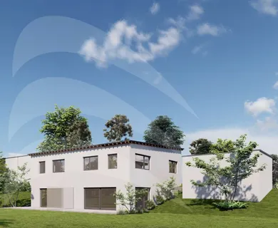 KfW40 Neubau: Traumhafte Doppelhaushälfte mit schönem Grundstück im Baugebiet Neukirchen am Inn