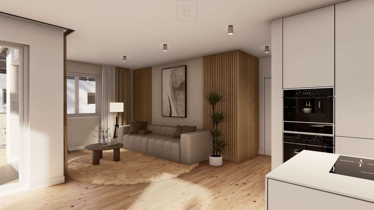 RESERVIERT: Moderne Neubauwohnung: 2 Zimmer Wohnung mit großzügigem Wohn-Essbereich, West-Balkon