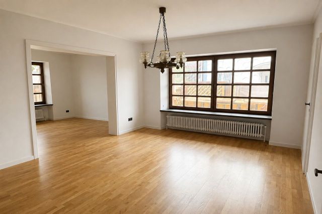 Bsp. Wohnbereich ohne Holzwände/-decken (KI-generiert)