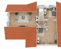 Grundriss Dachgeschoss (nicht maßstabsgetreu)