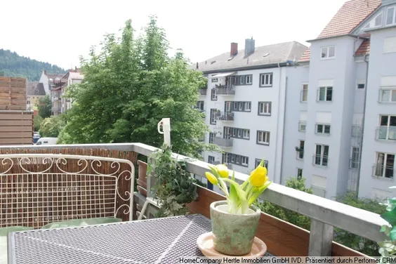 Freundlich und angenehm möbliert mit Balkon für 3-12 Monte in toller Lage von der Wiehre, Freiburg