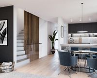 Es handelt sich um unverbindliche Illustrationen mit Sonderausstattungen. Die Bauausführung erfolgt durch das Bauunternehmen