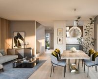 Es handelt sich um unverbindliche Illustrationen mit Sonderausstattungen. Die Bauausführung erfolgt durch das Bauunternehmen