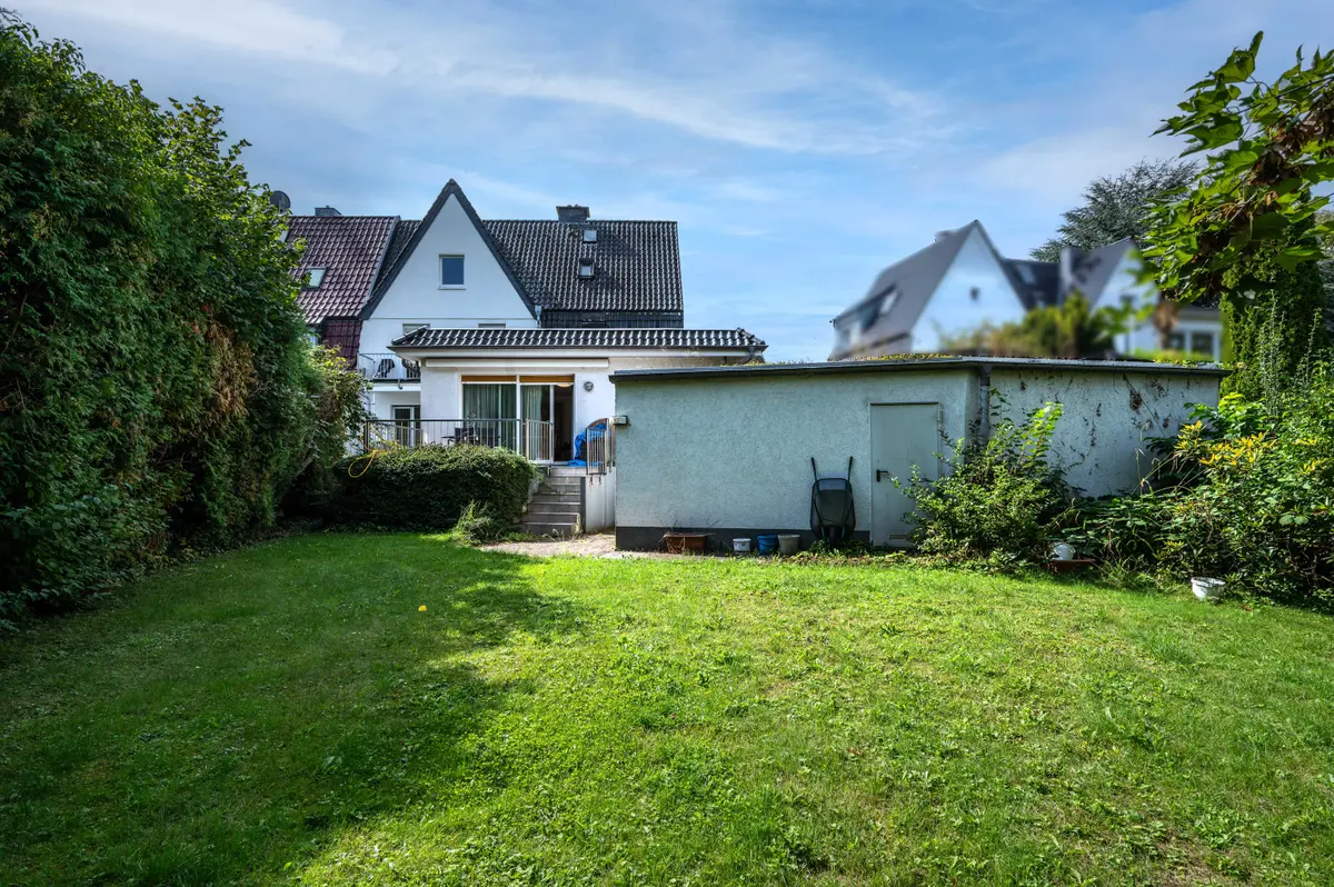 Haus Hinteransicht