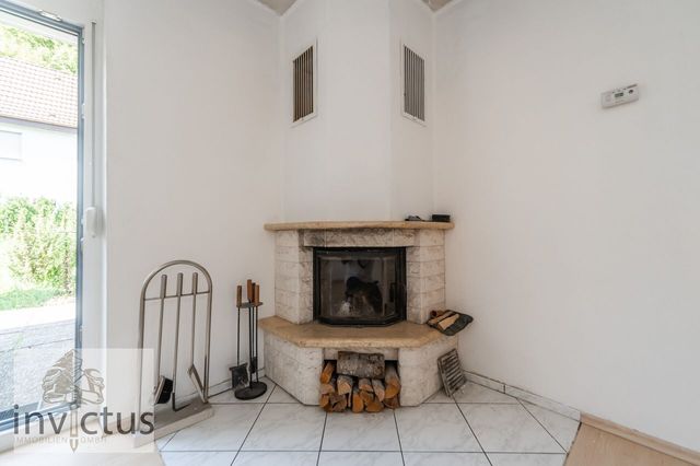 Kamin im Wohnzimmer