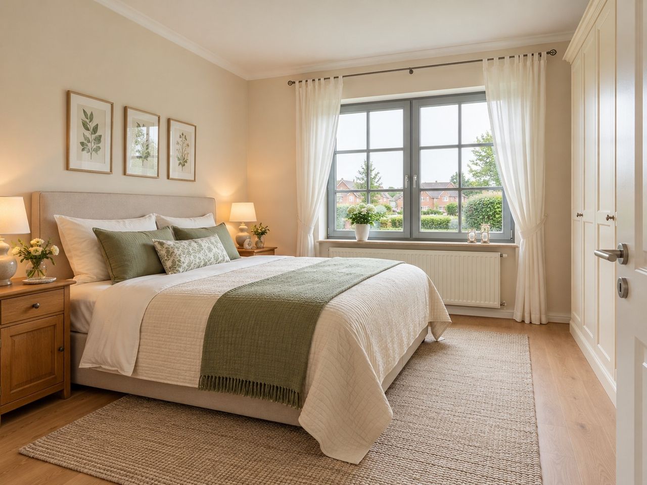 Elternschlafzimmer (KI-Visualisierung)