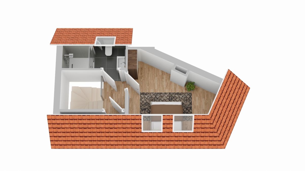 3D-Grundriss Studio WE 8
