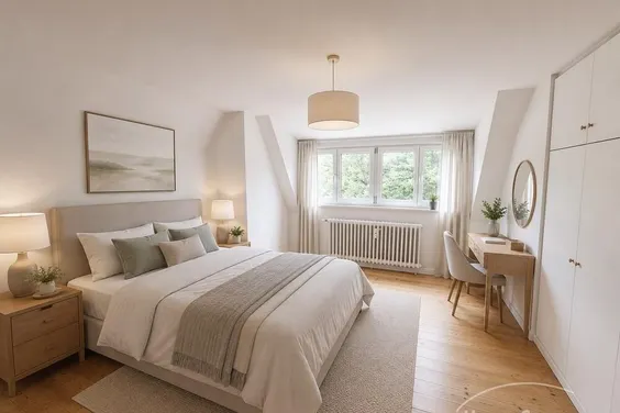 Gemütlich möblierte 2-Zimmer-Wohnung im Scandi-Stil in Allach-Untermenzing