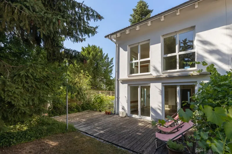 Südansicht des Hauses