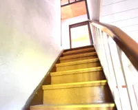 Treppe zum Obergeschoss