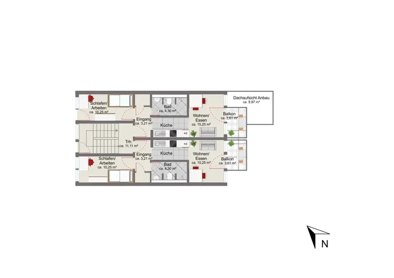 Grundriss 1. OG