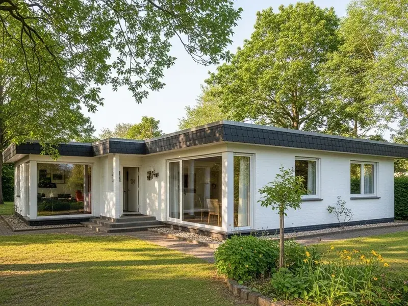 Bungalow mit Garten (KI-Visualisierung)