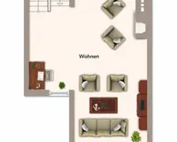 Grundriss: Ebene 2 und Ebene 3