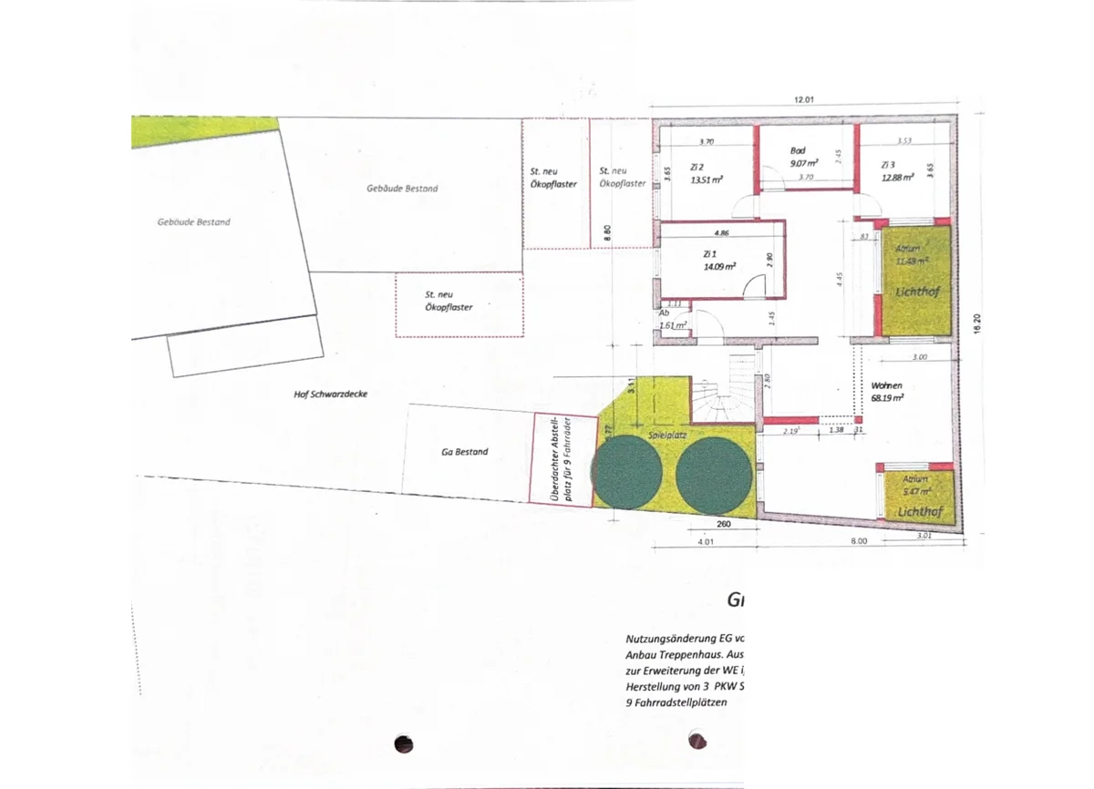 Grundriss Hinterhaus EG
