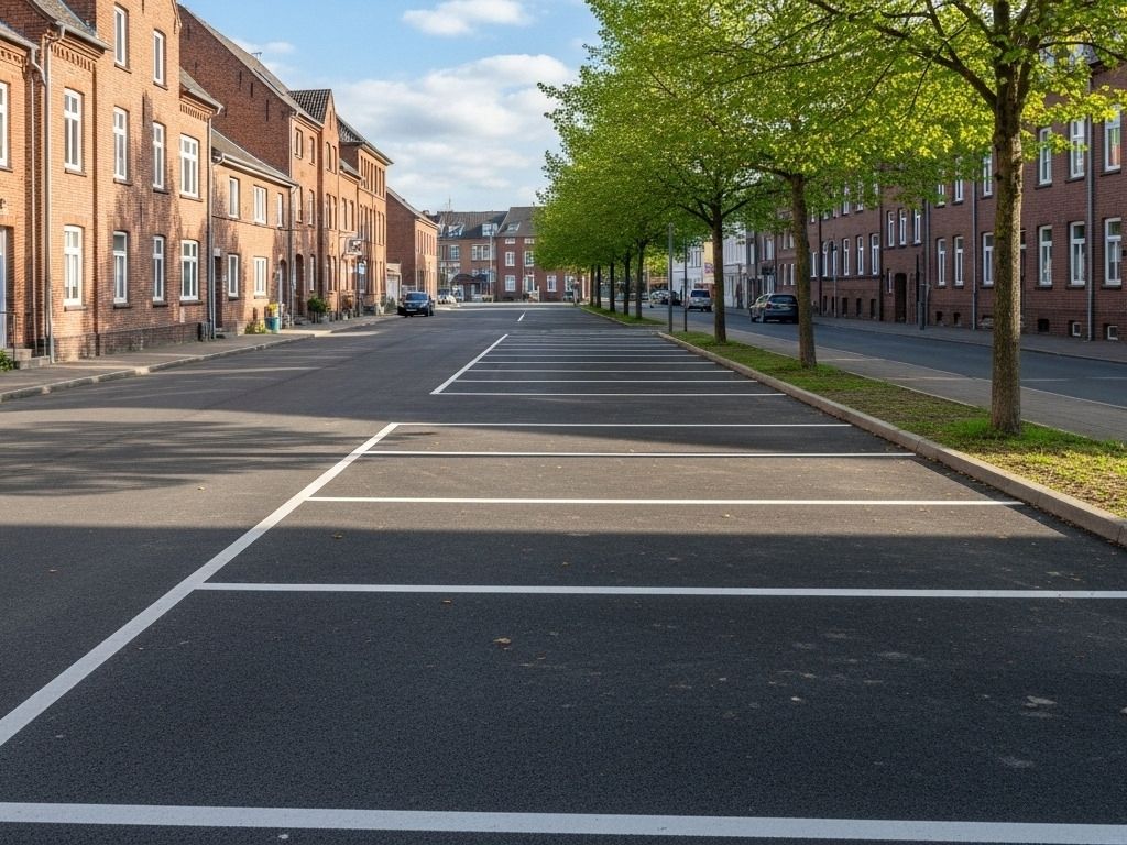 Stellplätze an der Straße (KI-Visualisierung)
