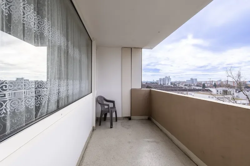 Blick vom Balkon