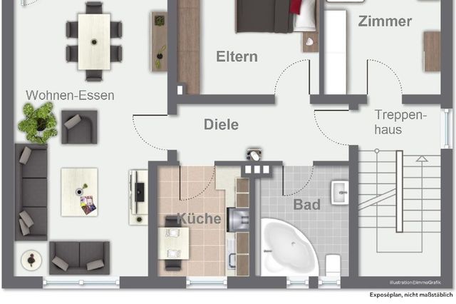 Grundriss Obergeschoss